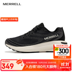 MERRELL 迈乐 MORPHLITE漠飞男女款户外运动轻量越野跑鞋防滑耐磨户外休闲越野 J068167黑色 男 44