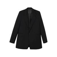 速写outlets奥莱男装春秋西服休闲翻驳领长袖宽松外套潮