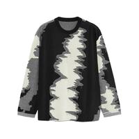 速写奥莱outlets男装2022春季复古针织衫时尚宽松套头9MB332640