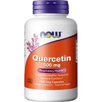 NOW槲皮素quercetin肺部营养护肺500mg美国100粒素食胶囊