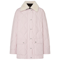 MO&Co.【秦岚同款】羽绒服2025冬90绒绒领轻暖漫游系列MBE4EIN067 灰粉色 M /165