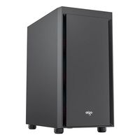 爱国者爱国者V12不侧透商务无光静音防尘办公机箱全封闭台式隔音家用支持MATX主板240水冷散热静音棉 V12 黑色单机箱