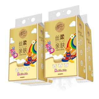清风 悬挂式 抽纸  Hello系列300抽4提 长175mm;宽154mm
