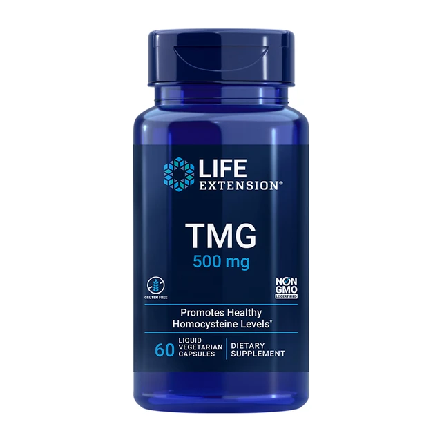 life extension沿寿盐酸甜菜碱TMG三甲基改善肝肾脏损伤片心脏健康护肝片美国 【同型健康呵护肝脏】