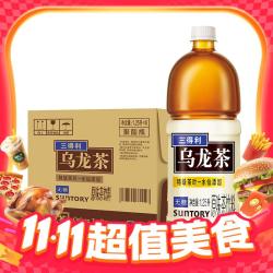 三得利 无糖 乌龙茶饮料 1.25L*6瓶