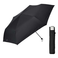 Water front 日本男士碳纤维晴雨两用雨伞 140g 黑色 UPF40+