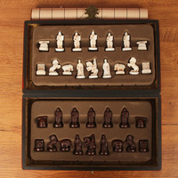 张家大院 Q版儿童玩具象棋 仿古小号