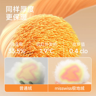 MissWiss直筒裤子女秋冬加绒2025显瘦小个子阔腿休闲运动长裤 S