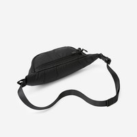 迪卡侬城市轻户外登山包徒步旅行跑步腰包骑行斜挎包手机包胸包 烟熏黑_2L款 均码