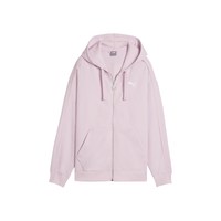 宽松黑色夹克休闲外套女子PUMA彪马拉链针织运动上衣 682154