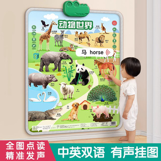 星星舟婴幼儿早教有声宝宝认知启蒙儿童挂画点读发声墙贴识图学说话