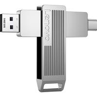 Lenovo 联想 SX5 Pro USB3.2 固态U盘 灰色 512GB Type-C/USB-A双口