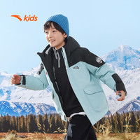 安踏儿童羽绒服男大童2024冬季冰甲羽绒四防保暖加厚羽绒服352446911