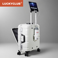 幸运俱乐部 LUCKY CLUB 指纹锁行李箱 20英寸PLUS加宽版