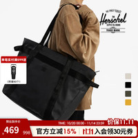 Herschel Supply 和行 Herschel赫行 防水系列ALEXANDER托特包环保时尚大包 纯黑色
