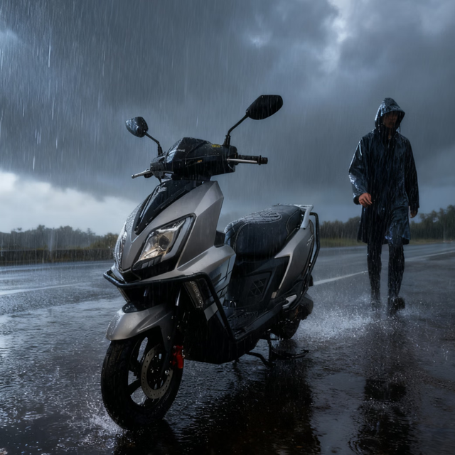 破界 uy款125cc燃油踏板摩托车外卖骑手上班家用2025款可上牌钛灰