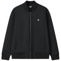 FILA 斐乐男士针织长袖外套2025冬休闲简约宽松加绒上衣