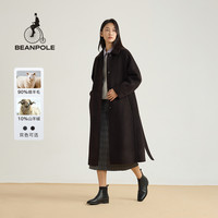 BEANPOLE 女士泡泡袖长款羊毛大衣 BF4X30C07