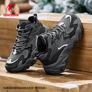 乔丹 加绒保暖 鲨鱼灰/黑色 38 女款运动鞋