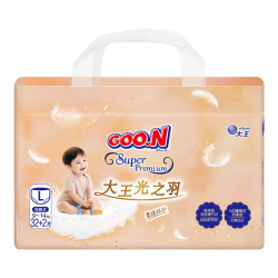 大王 光羽拉拉裤 轻薄干爽 拉拉裤 L34片9-14kg