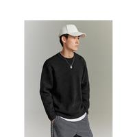 GXG 秋冬GXG简约休闲雪尼尔提花立体花纹保暖毛衣线衫男式针织衫