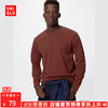 UNIQLO 优衣库 男装/男女同款柔软圆领T恤/休闲长袖上衣479783 37 栗色 L /175/100A