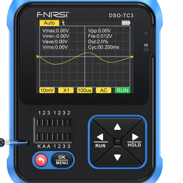 FNIRSI菲尼瑞斯数字示波器晶体管测试仪LCR表三合一DSO-TC
