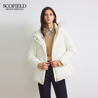 【远红外发热+90%鹅绒】Scofield女滑雪羽绒服可拆毛领25秋冬 175
