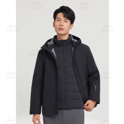 霞湖世家 两万+防水90绒子羽绒服情侣款315