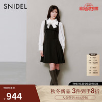 SNIDEL 秋冬新品 学院风马甲吊带百褶短裙连衣裙 SWFO254182