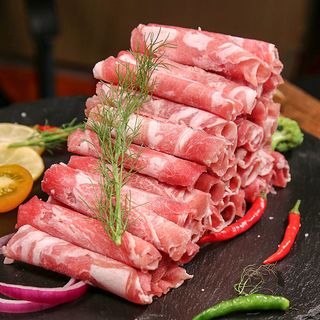 译蒙之味内蒙古草原新鲜肥牛卷原切牛肉卷涮火锅烤肉火锅食材真空包装 2斤肥牛卷【鲜嫩不膻】