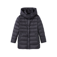 GANT/甘特2025秋冬季女士鹅绒羽绒服收腰轻便温暖连帽羽绒上 433-藏蓝色 M