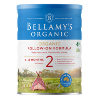 BELLAMY'S/贝拉米 有机 婴幼儿配方奶粉 2段【新包装800g】 800
