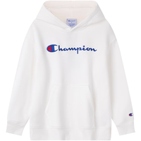 Champion男女童加绒连帽卫衣2025秋季休闲复古学院风儿童上衣外套