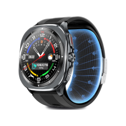 KPEP 高精准气囊测血压 监测手表  硅胶表带 黑色 46mm