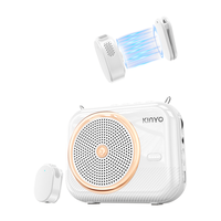 金运【名师丨30W大音量】小蜜蜂扩音器教师防啸叫无线磁吸领夹麦导游教学讲解器便携式喇叭k21