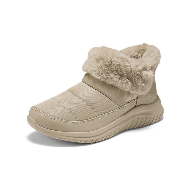 斯凯奇 轻质舒适女鞋雪地靴女靴运动休闲鞋冬靴休闲靴冬