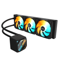 GIGABYTE/技嘉 RGB光效 一体式CPU水冷散热器 积木风扇 磁吸可拆冷头盖