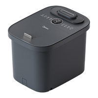 美的(Midea)泡脚桶加热电动足浴盆理疗自动按摩洗脚盆武火深萃一键熬煮送男女朋友长辈ZL501