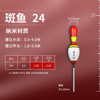 千落(QIANLUO)浅水纳米石斑漂浅水漂短漂大头加粗醒目大肚浮漂草洞鱼漂老人 24# 大头加粗尾