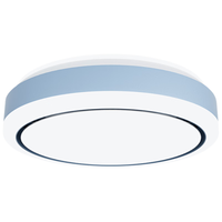 三雄极光御风无叶风扇灯智能语音隐形餐厅客厅卧室灯具母婴级蓝