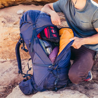 GREGORY 格里高利背包B65 B75 B85登山包户外徒步重装Baltoro男款女款 男B100pro黑熔岩 S