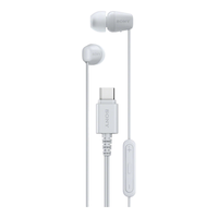 索尼 IER-EX15C 有线耳机Type-C 通话K歌 适用于小米华为荣耀OPPOvivo苹果15及以上机型 白色