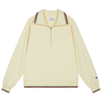 Champion 【品牌】25新秋冬女士翻领卫衣半拉链百搭休闲舒适