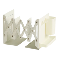 三年二班 书立架桌面可伸缩书立书本收纳置物架带笔筒书夹固定书本立架学生用桌上折叠立书架高中生教室用 【超厚】抹茶绿旗舰7件套