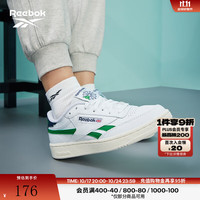 Reebok 锐步 官方男女CLUB C REVENGE复古休闲小白鞋板鞋 GZ5163 42.5