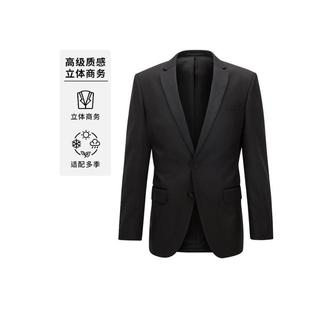 BOSS 100%羊毛男士西装外套