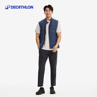 迪卡侬运动马甲男士跑步防风无袖夹克-547612