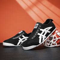 NFL 超级碗男女情侣同款一脚蹬运动休闲鞋轻便百搭复古平底鞋小白潮鞋