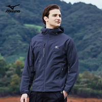 移动端、京东百亿补贴：Mizuno 美津浓 男士户外梭织风衣 100132621630